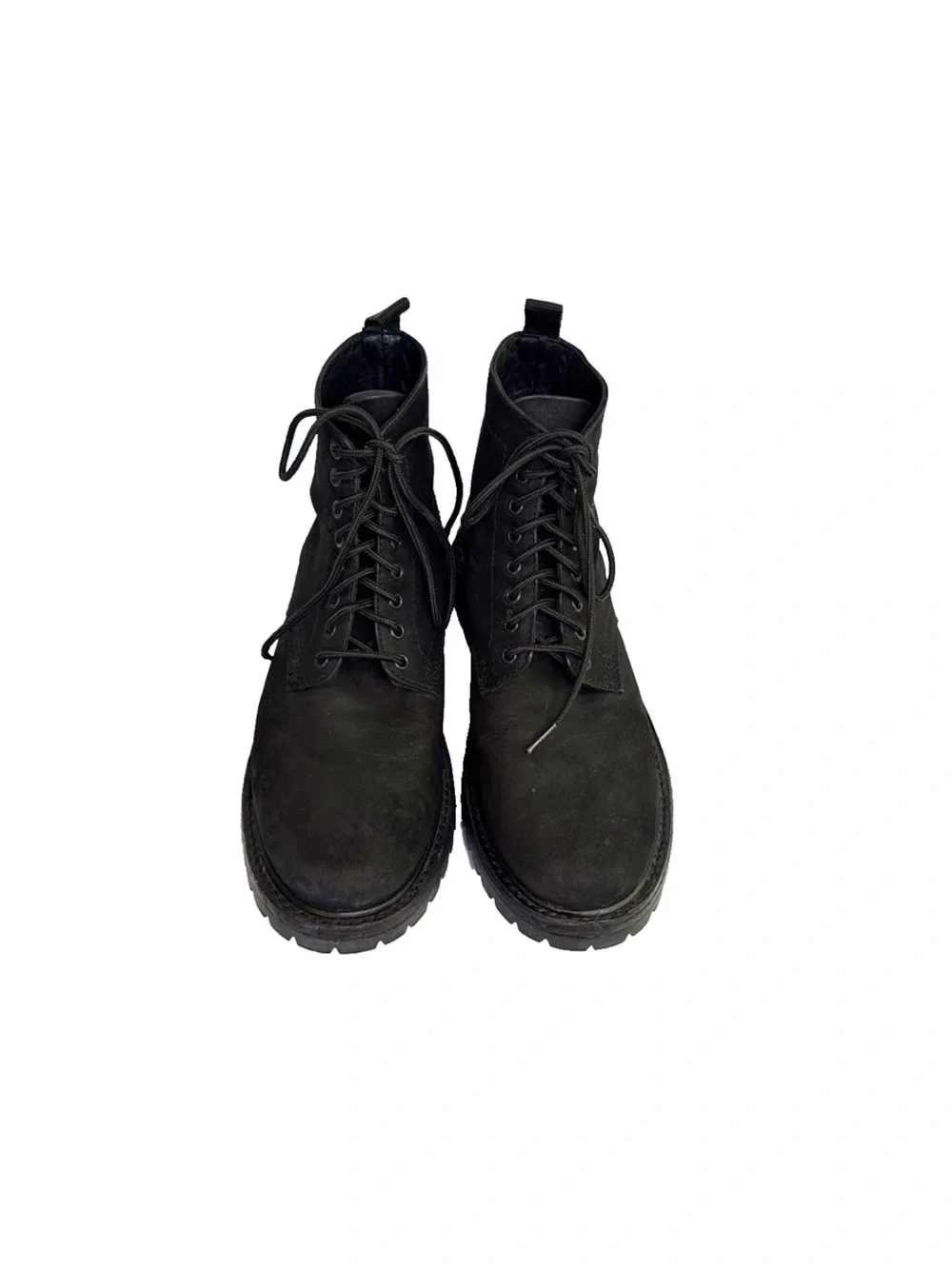 Thursday Boot Co. Hero Black Matte Nubuck Lace Up Boots Men Size 9.5